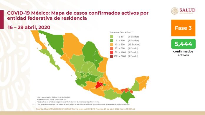 México: suman 163 muertos por covid-19 en 24 horas, la cifra más alta hasta el momento