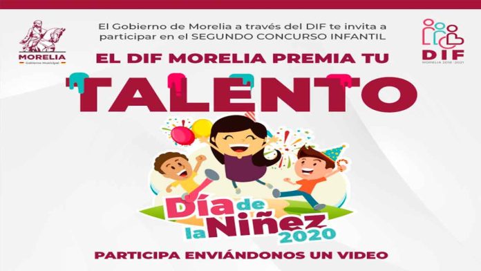 Invita DIF Morelia a participar en 2º Concurso Infantil de Talentos