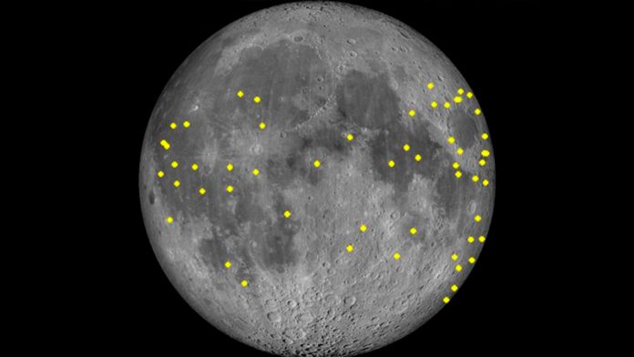 Detectan más de 100 impactos de meteorito en el lado obscuro de la luna