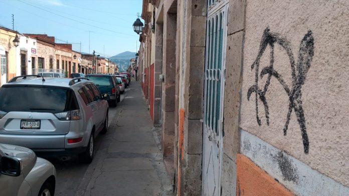 Inseguridad en la calle Dr. Miguel Silva del centro histórico de Morelia.