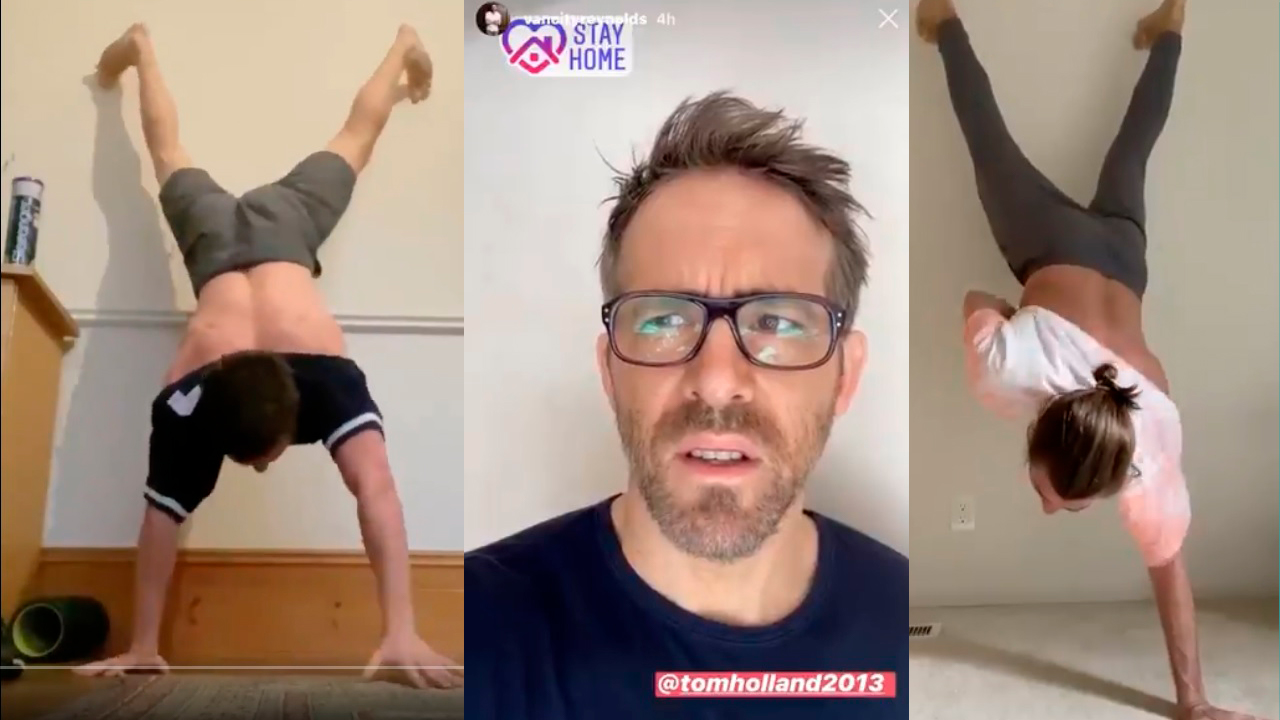 t-Tom Holland y Jake Gyllenhaal desafían la gravedad con “T-shirt Challenge” Tom Holland y Jake Gyllenhaal desafían la gravedad con “T-shirt Challenge”