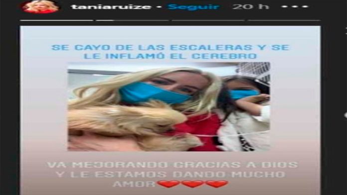 Tania Ruiz pasa por un terrible momento en el hospital