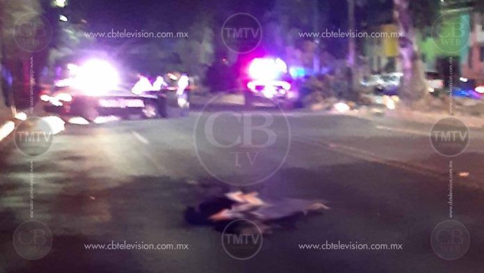 Patrulla atropella y mata un hombre en Madero Poniente