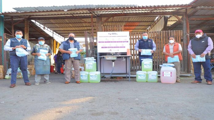 Ayuda Sedesoh a 300 productores ejidales, a protegerse contra el COVID-19