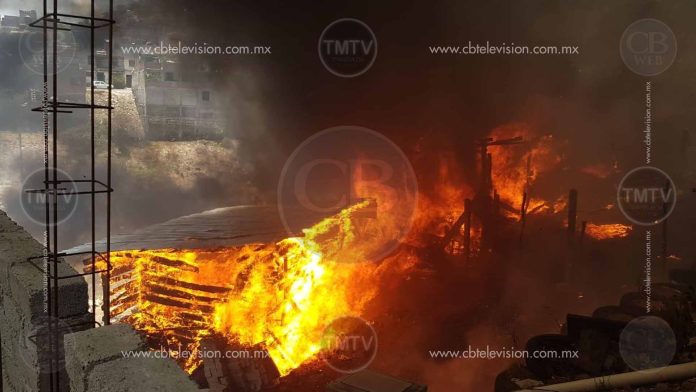 Siete casas hechas cenizas en el Punhuato