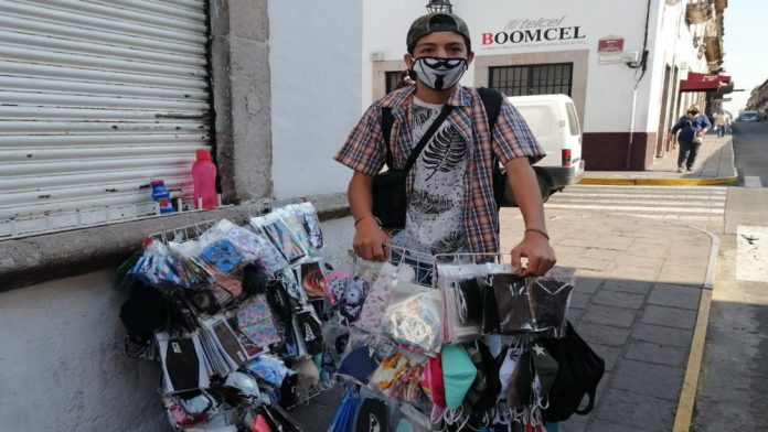Las ventas de hoy son los cubrebocas