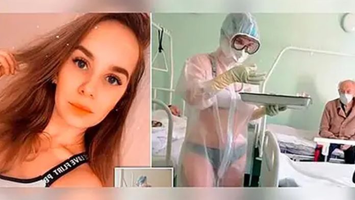 Enfermera atendió a pacientes con Covid-19 en ropa interior ; la sancionan
