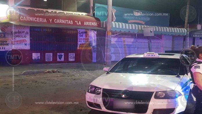 Identifican a taxista baleado en Madero Poniente y Av. San Juanito