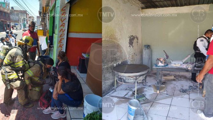 Flamazo en una tortillería sobre la avenida Quinceo moviliza a bomberos