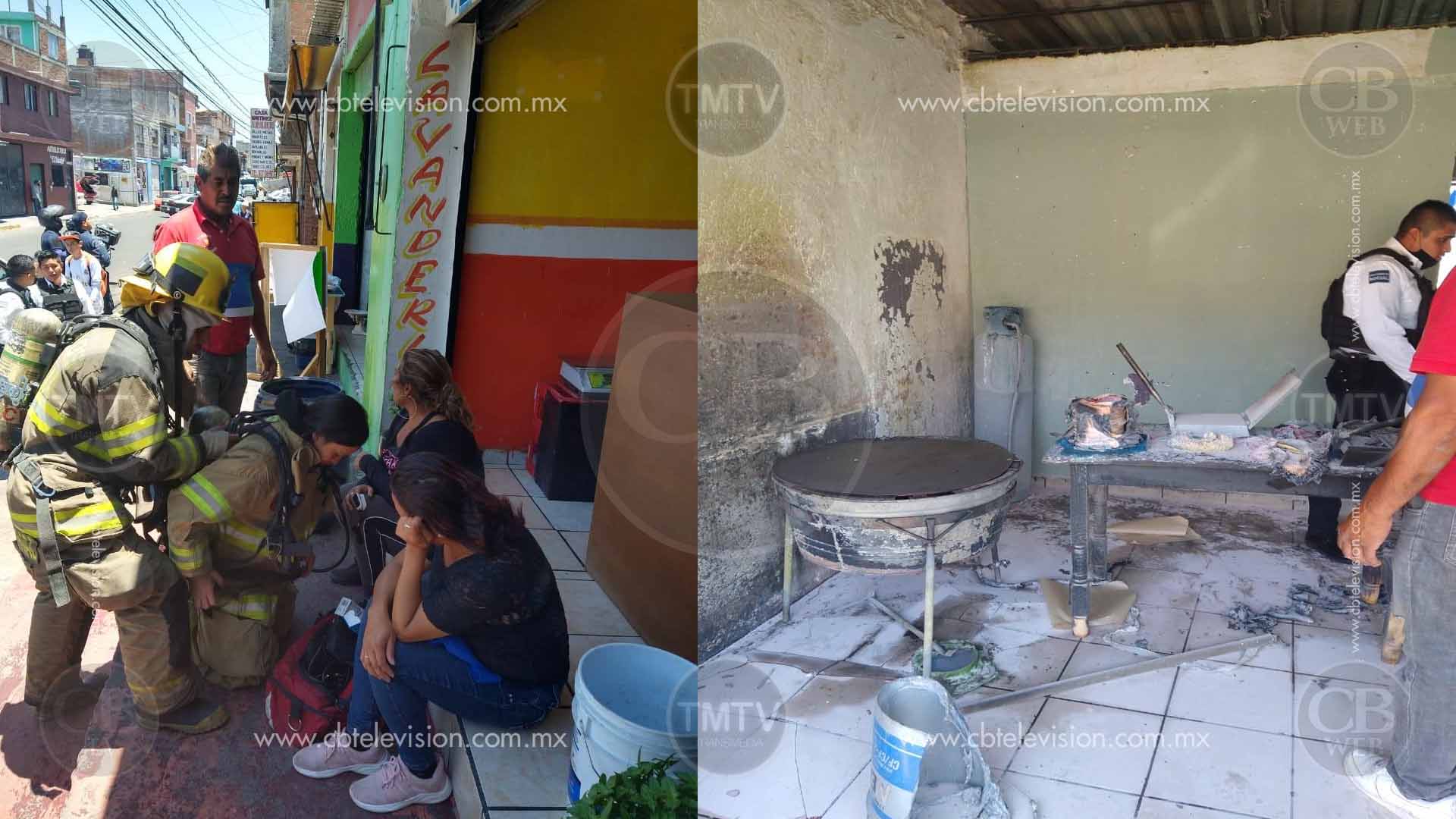 Flamazo en una tortillería sobre la avenida Quinceo moviliza a bomberos Flamazo en una tortillería sobre la avenida Quinceo moviliza a bomberos