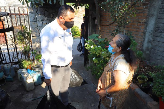 Apoya Sedesoh a familias en pobreza y vulnerabilidad por contingencia sanitaria, en Morelia