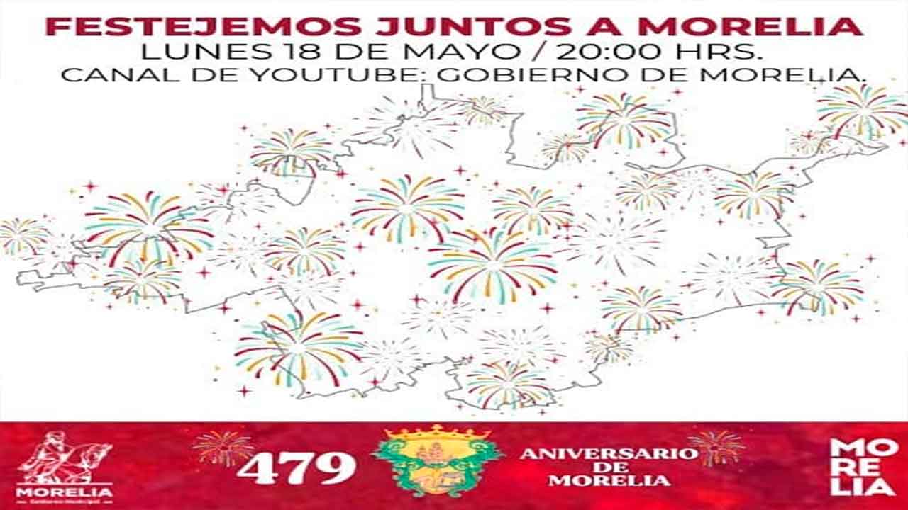 Ayuntamiento de Morelia conmemorará el 479 Aniversario de la ciudad con un gran espectáculo Ayuntamiento de Morelia conmemorará el 479 Aniversario de la ciudad con un gran espectáculo