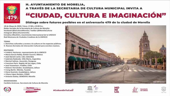 Morelia reunirá virtualmente a expertos gestores culturales de Latinoamérica