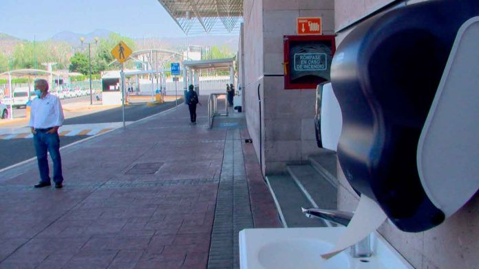 Refuerzan protocolos de sanidad en la Terminal de Autobuses de Morelia