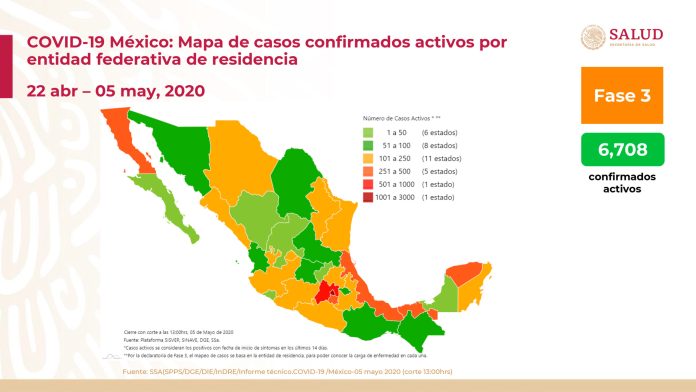 México: reportan 236 muertes por Covid-19 en un día; la cifra más alta registrada hasta el momento
