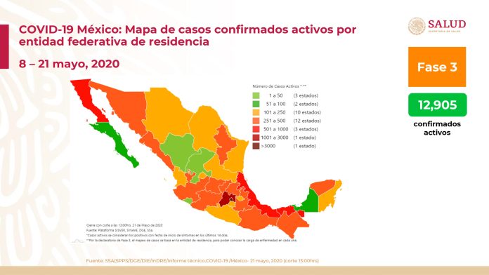 México: Suman 59,587 casos confirmados de Covid-19 y 6,510 defunciones