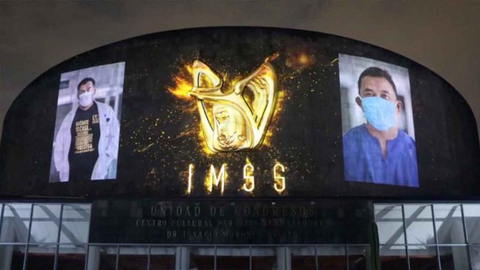 IMSS reconoce a su personal en el “Mural a los héroes de la salud”