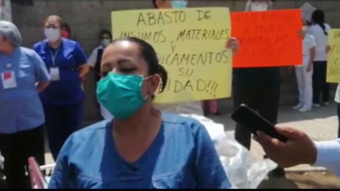 Trabajadores de la salud demandan insumos en Chiapas