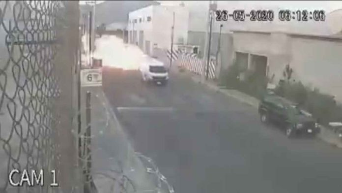 Video: Momento de la explosión de una pipa en Edomex