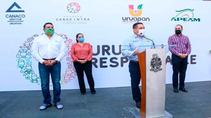 Presentó Gobierno Municipal y sector empresarial el Plan “Uruapan Responsable”