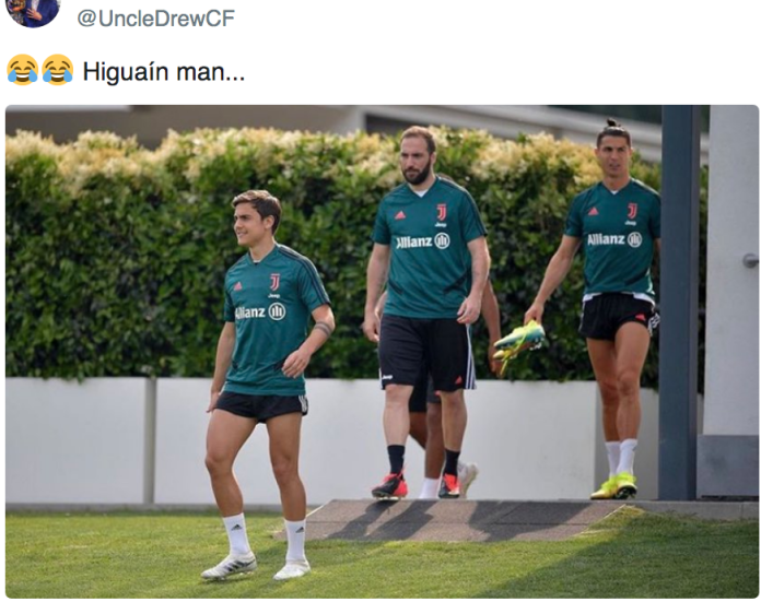 Higuaín regresa pasado de peso; se desatan burlas en redes sociales