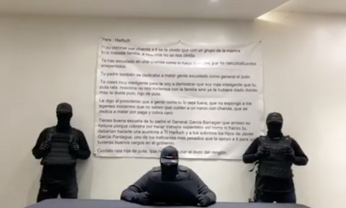 Video: CJNG envía fuerte mensaje a García Harfuch
