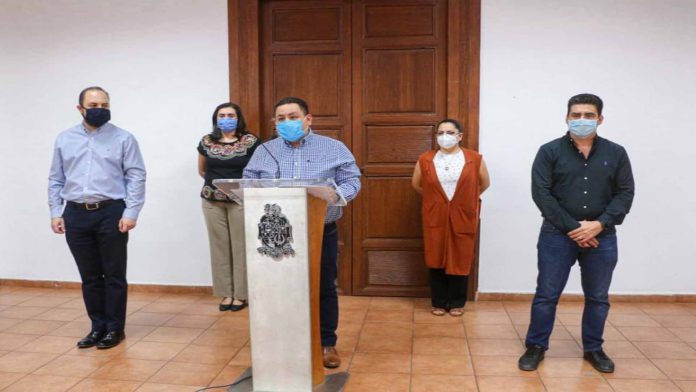 Anuncia Víctor Manríquez nuevas medidas en sectores comercial, restaurantero, industria, transporte y Administración Municipal ante COVID-19