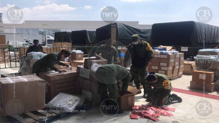 Sedena traslada equipo médico a hospitales de Michoacán