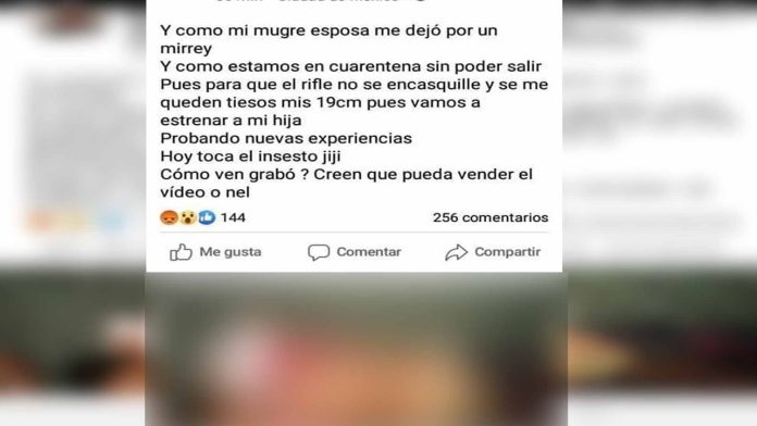 México: Exhiben a hombre por subir fotos de su hija en ropa interior y sugerir que quería abusar de ella