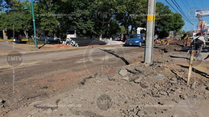 Laterales de Avenida Madero listas para el 30 de septiembre