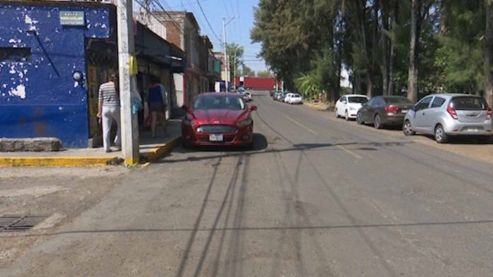 Avenida del Vivero bajo el agua en temporada de lluvias