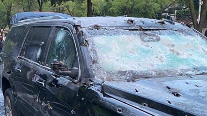 Camioneta de García Harfuch resistió 414 impactos de bala