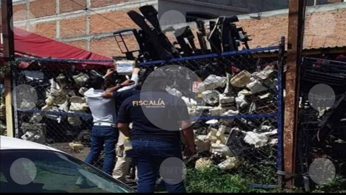 Les catean el deshuesadero y localizan motores robados