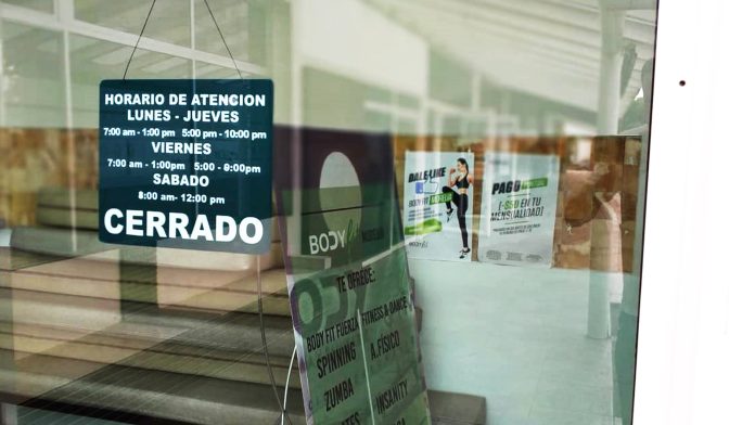 Gimnasios en bancarrota por crisis económica