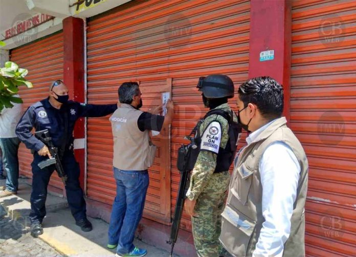 Suspenden negocios no esenciales en Apatzingán
