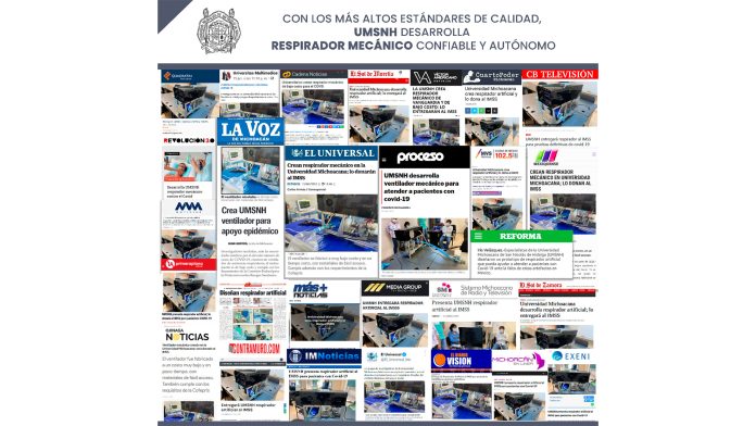 México reconoce labor de la UMSNH al crear respirador artificial para apoyo epidémico