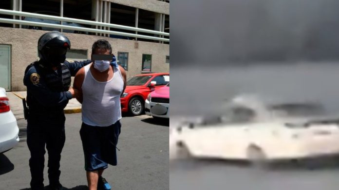 Video: En segundos, taxista arroja bolsa a la calle, dentro estaba el cuerpo de una mujer
