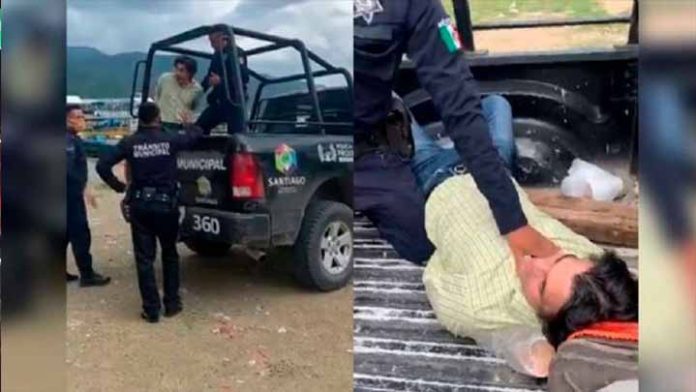 Detienen al “Pato” Zambrano y lo transmite por Facebook