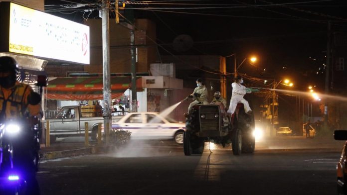 Más de 500 puntos de Uruapan sanitizados durante 10 jornadas