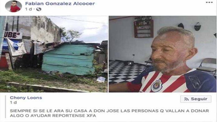 Viral; ayudan a abuelito que le dieron croquetas cuando pedía comida