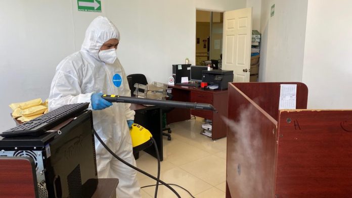 Refuerza SSP medidas sanitarias de protección a la salud del personal