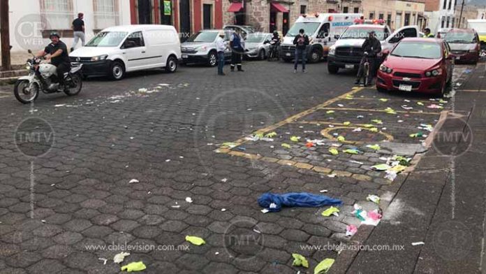 Abandonan desperdicios médicos en el Centro de Morelia