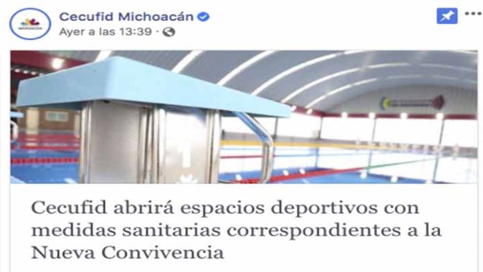 Reabrirán espacios deportivos con medidas sanitarias