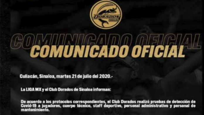 Siguen los contagios de covid en el fútbol, Dorados reporta 12