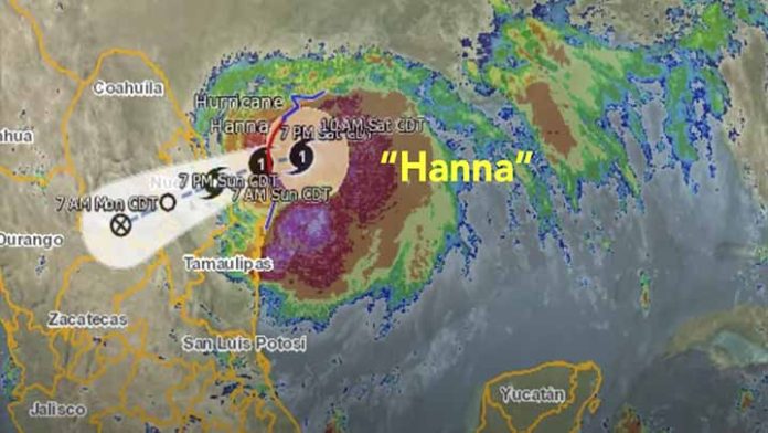 “Hanna” se convierte en el primer huracán de la temporada ciclónica