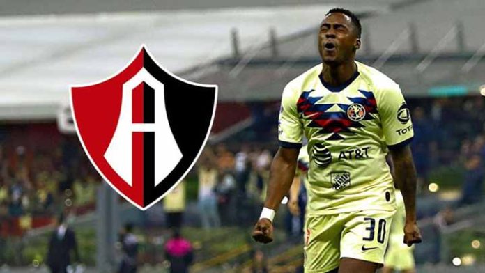 Renato Ibarra con un pie fuera del América, posible refuerzo del Atlas