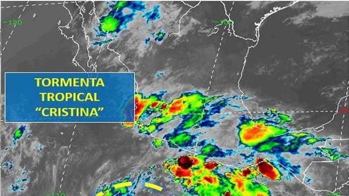 Ocasionará Tormenta “Cristina” lluvias fuertes en Michoacán