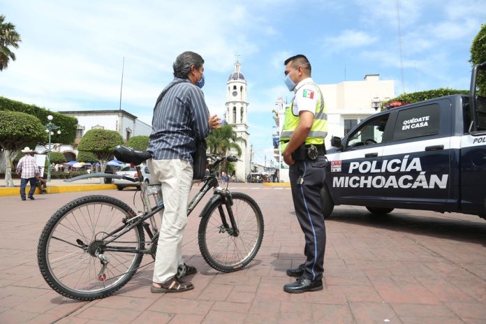 Con Bandera Amarilla, realiza SSP labores preventivas en Puruándiro