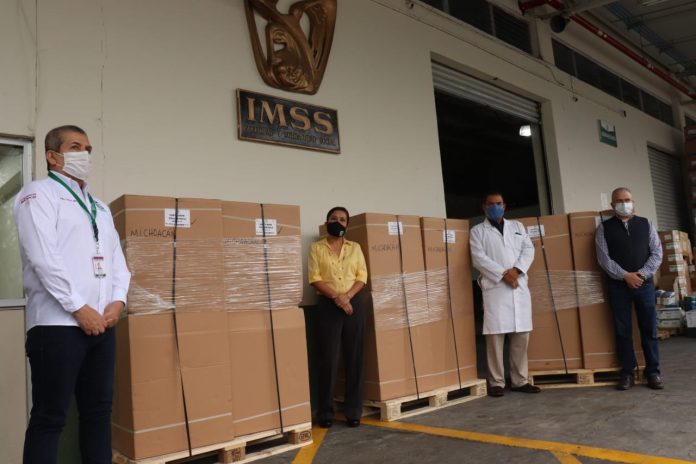 Llegan seis ventiladores a diversos hospitales de Michoacán