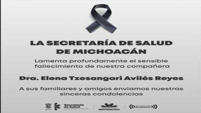 Silvano da sus condolencias a la familia de la doctora Elena